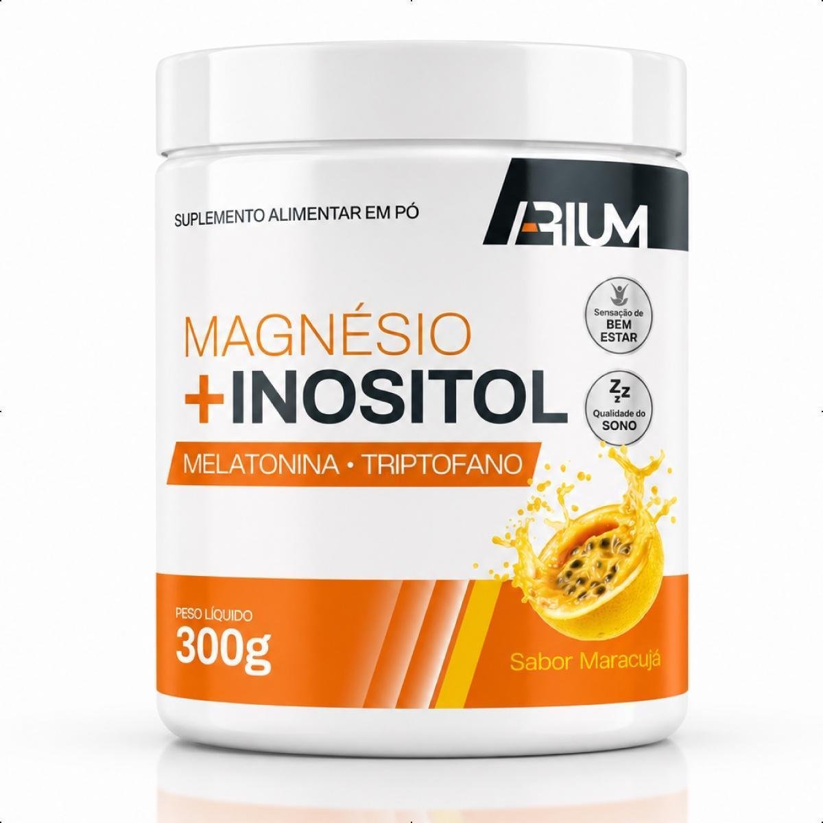 Magnésio e Inositol com Melatonina 300gr Arium