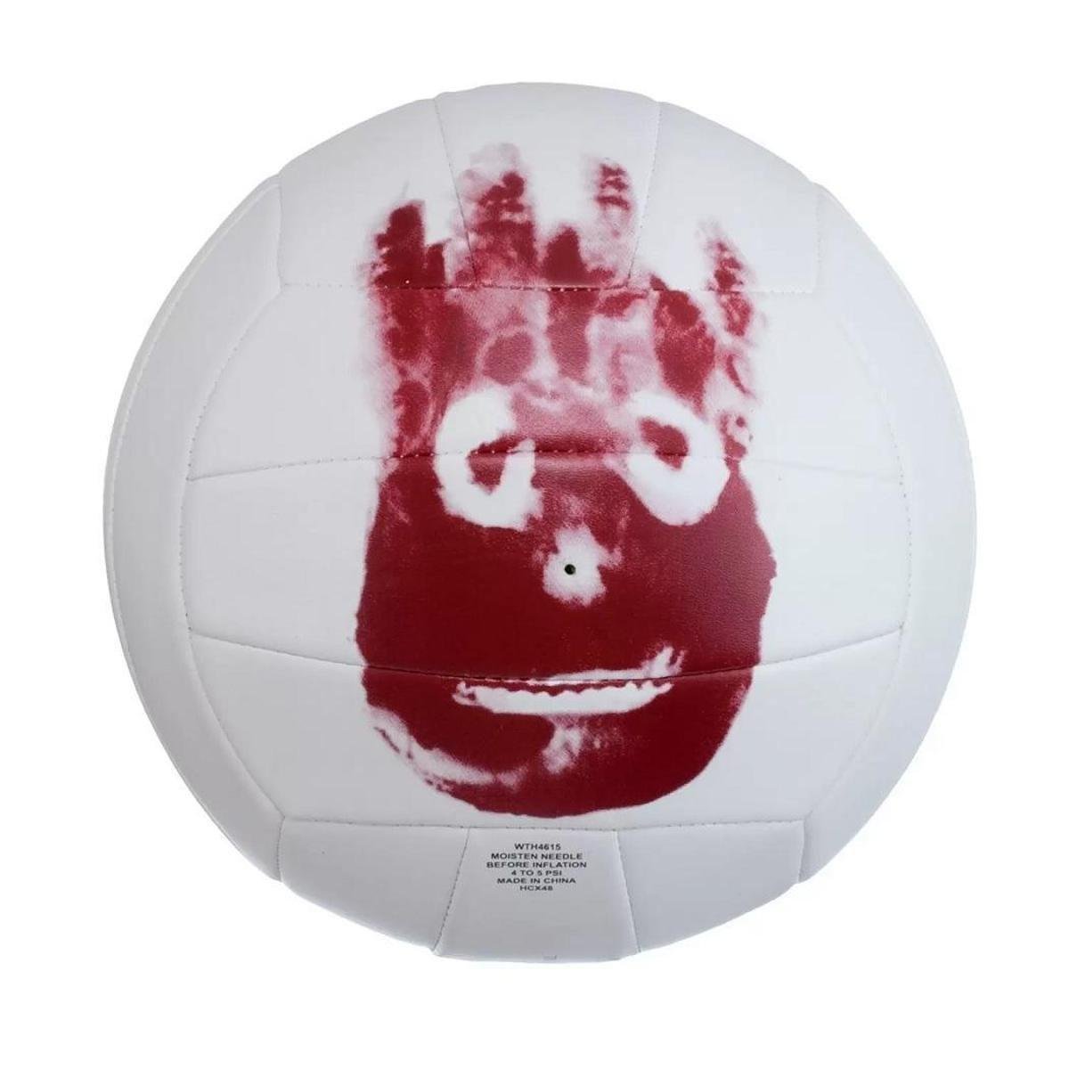 Bola Vôlei Wilson Cast Away Filme Náufrago Branco e Vermelho