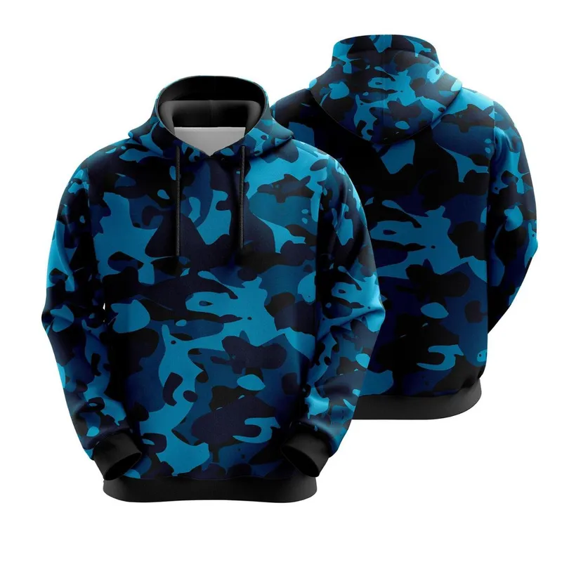 Blusa De Moletom Camuflado Militar Escolha Cor