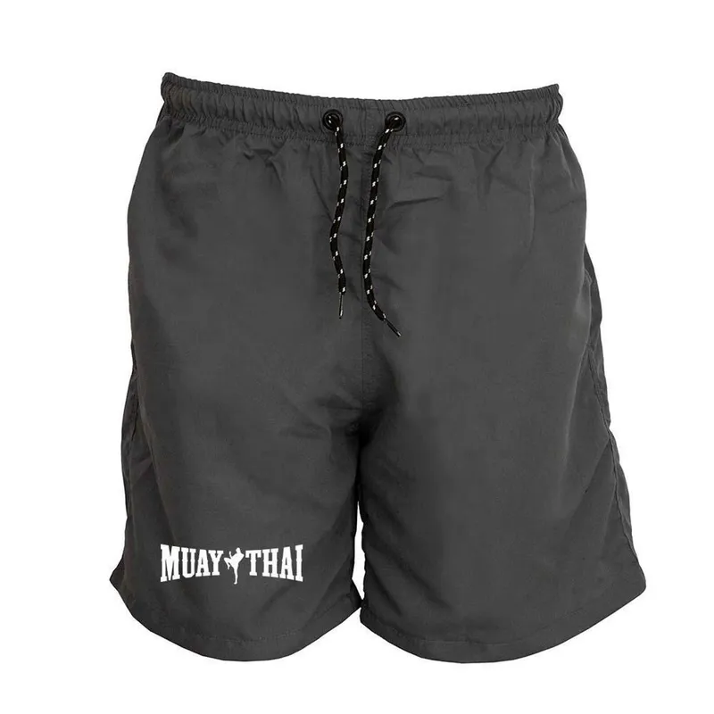Short Masculino Tactel Muay Thai Academia Conforto Treino