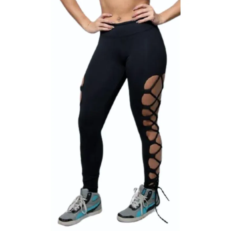 Calça legging Extravagant - Preto - G - Suplex preto