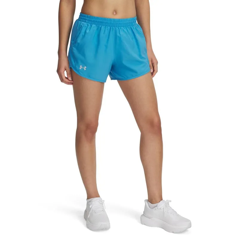 Shorts de Corrida Under Armour Fly By Feminino G Azul