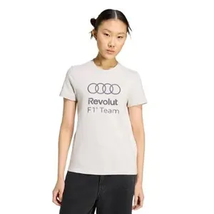 Camiseta Adidas Estampada Audi Revolut F1 Team Dna Feminina
