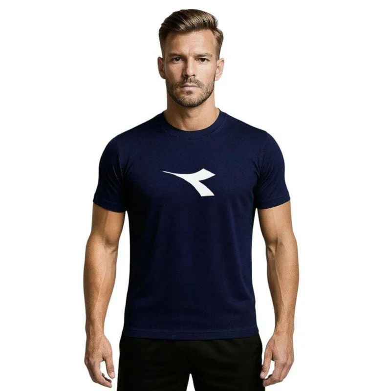 Camiseta Diadora Big Logo Masculina - Marinho XGG