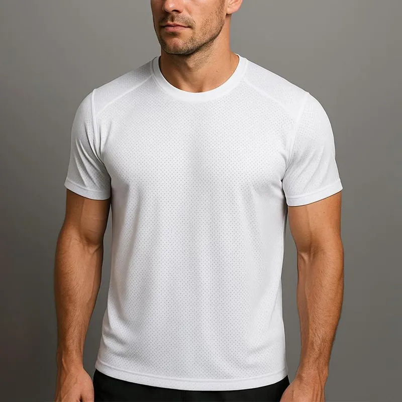 Camiseta Dry Esportiva Respiravel Estilo Slim Moda Treino Academia