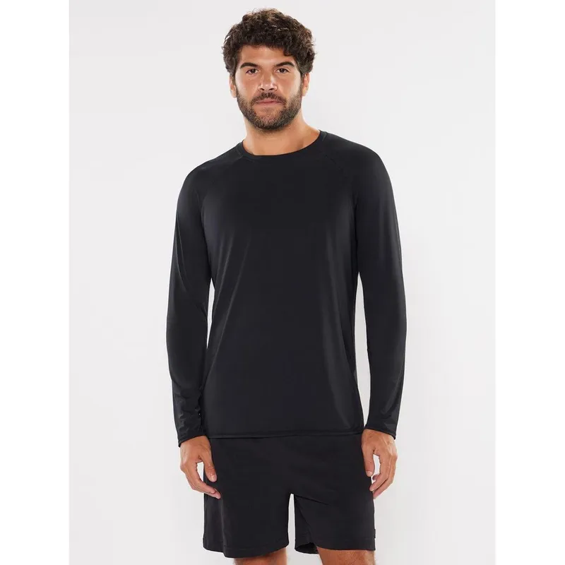 Camiseta Manga Longa Lisa U.V Masculino