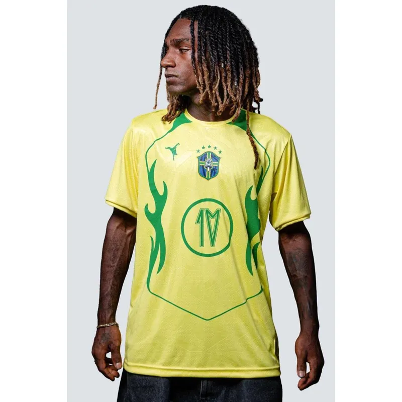Camisa de Time Chronic Seleção 90s Amarela
