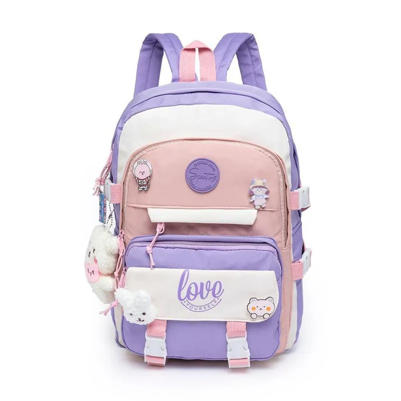 Mochila Spector Feminina Escolar Reforçada Espaçosa 14 Litros