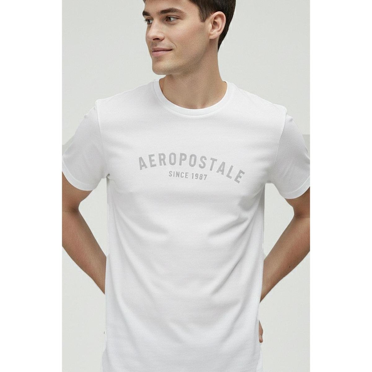Camiseta Manga Curta Masculina Silkada Aéropostale