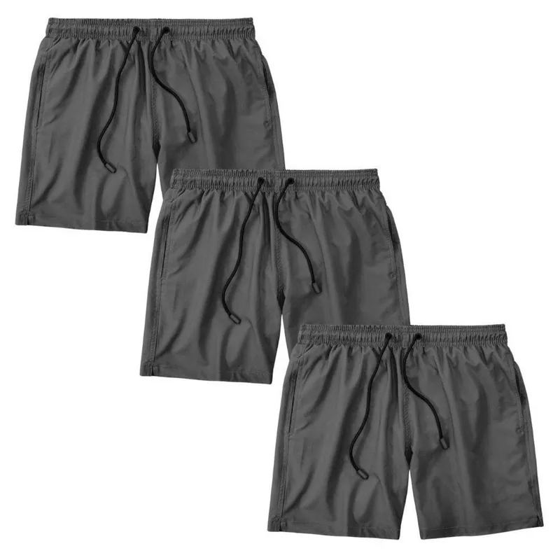 Kit 3 Shorts Masculino Bermuda Praia Academia Treino Esporte Shorts Gênero:Homem;Tamanho:GG;Cor: