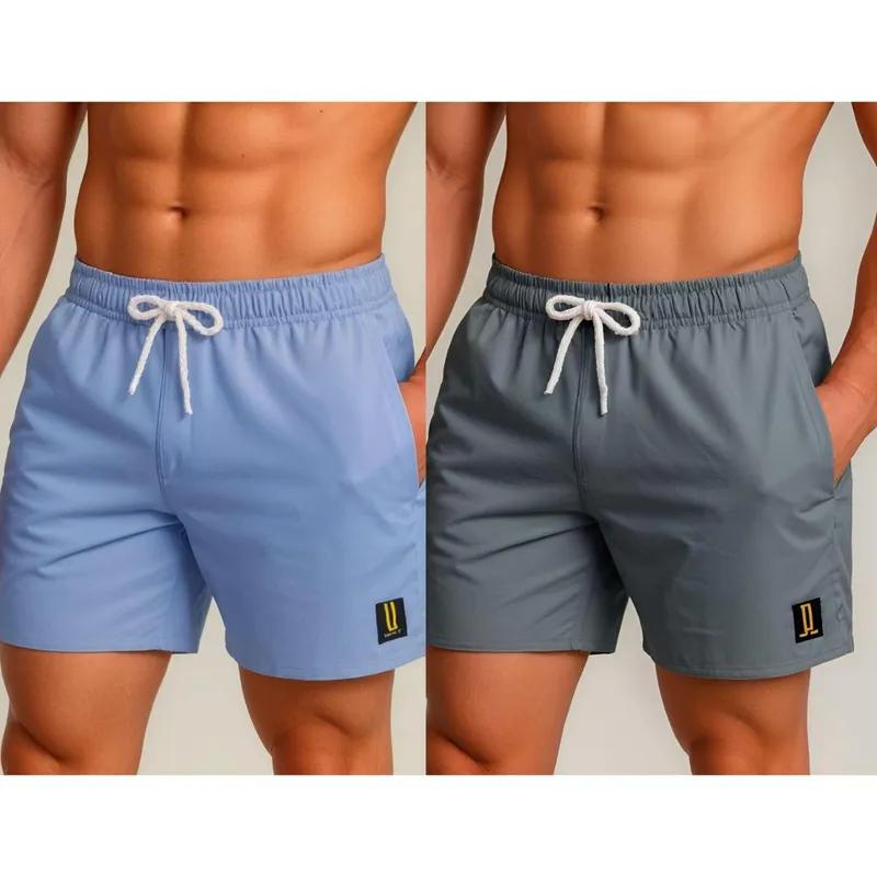 Kit 2 Shorts Masculino Treino Academia Praia Premium