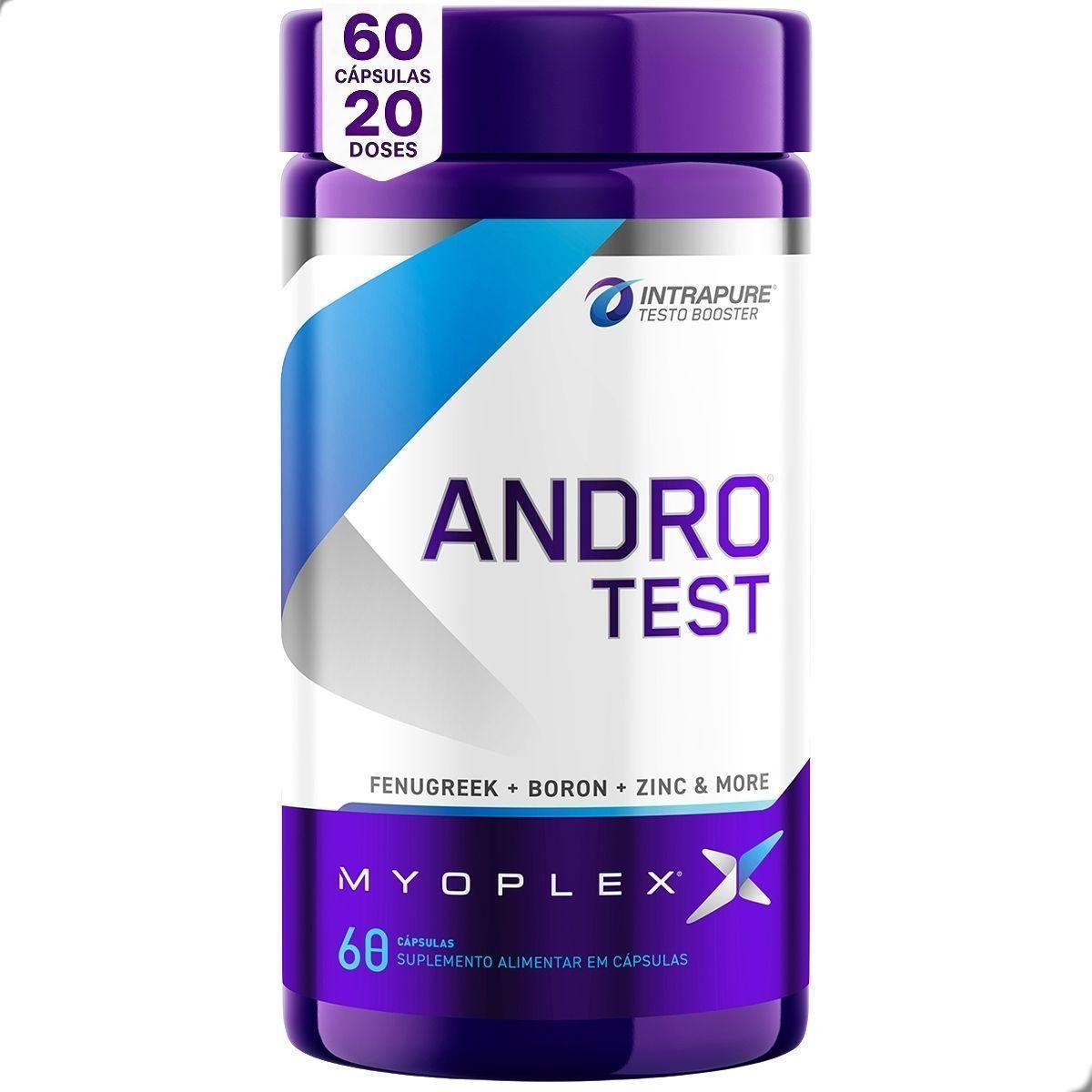 Andro Test Grego Boro Zinco e Mais 60 Capsulas Myoplex