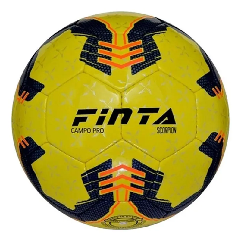 Bola Futebol Campo Profissional Scorpion PVC Costurada Finta
