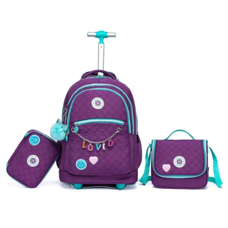 Mochila Juvenil Resistente Lancheira Termica Estojo Grande 1 Litro