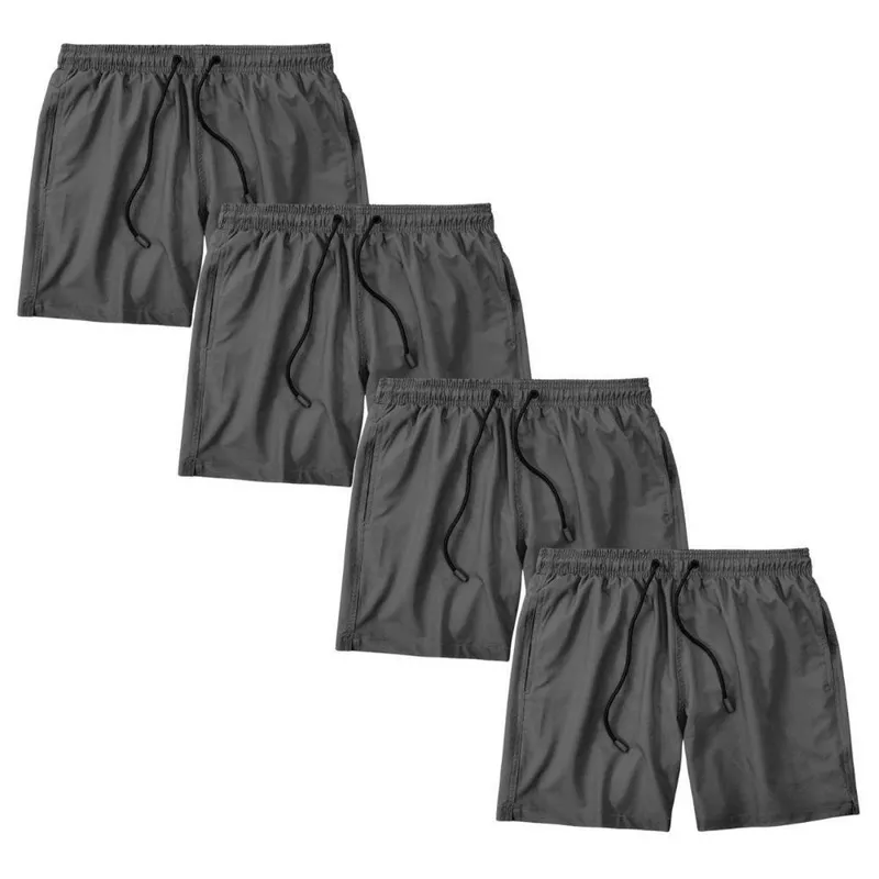 Kit 4 Shorts Masculino Bermuda Praia Academia Treino Esporte Shorts Gênero:Homem;Tamanho:GG;Cor: