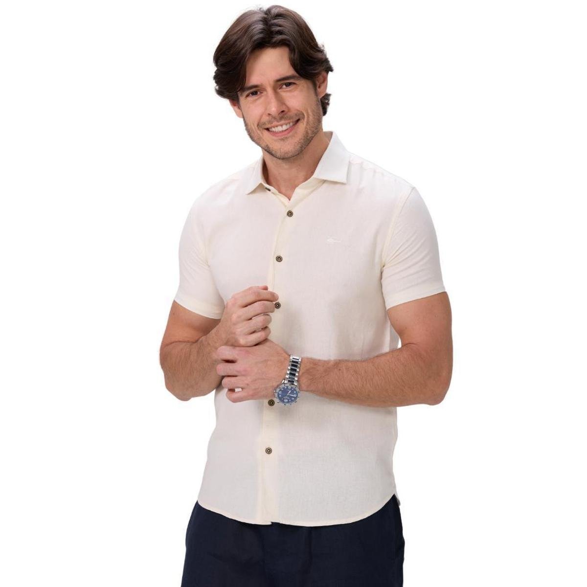 CAMISA SALLO ELEGANCE LINHO MASCULINO