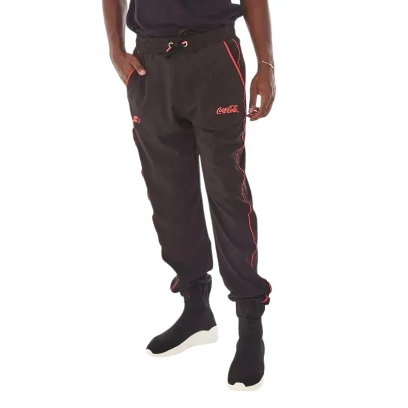 Calça Masculina Starter Sintético Collab Coca Cola Preta