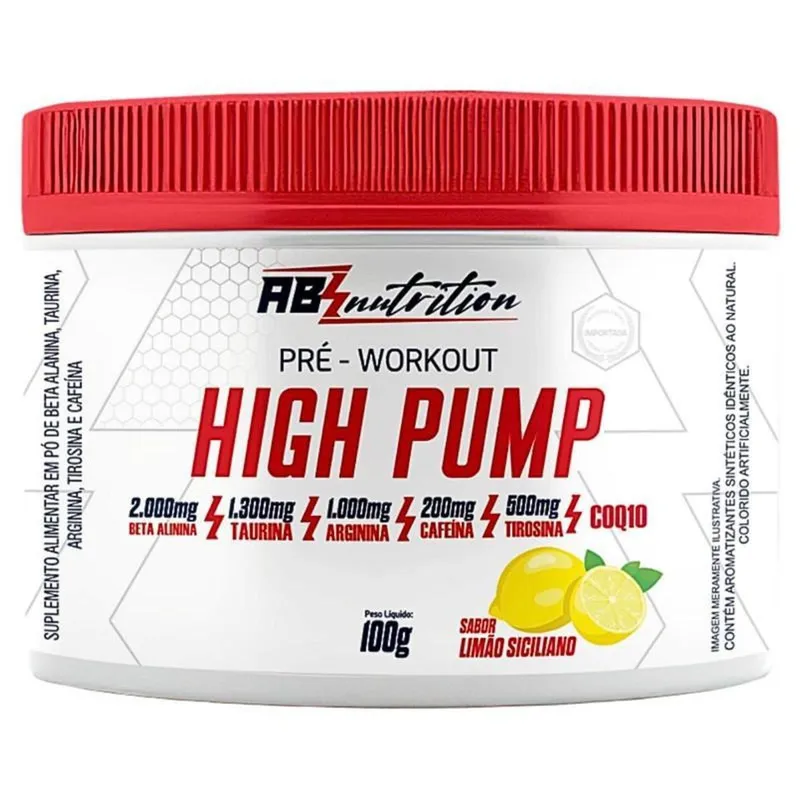 Pré-treino Aumento Desempenho High Pump ABS Nutrition 100g