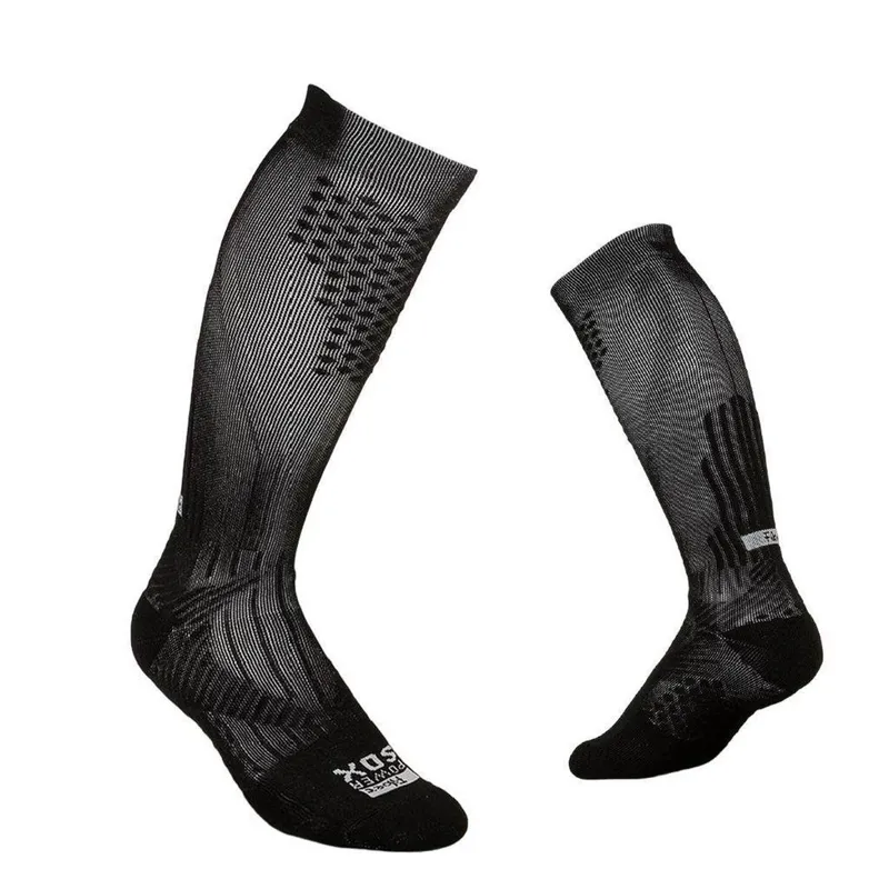 MEIA CANO ALTO GRADUADA POWERSOX SOXCMC-0927 - PRETO/CINZA G
