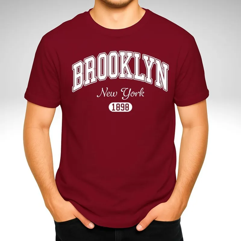 Camiseta Básica Masculina Brooklyn Algodão Fio 30.1 – Conforto, Estilo e Qualidade