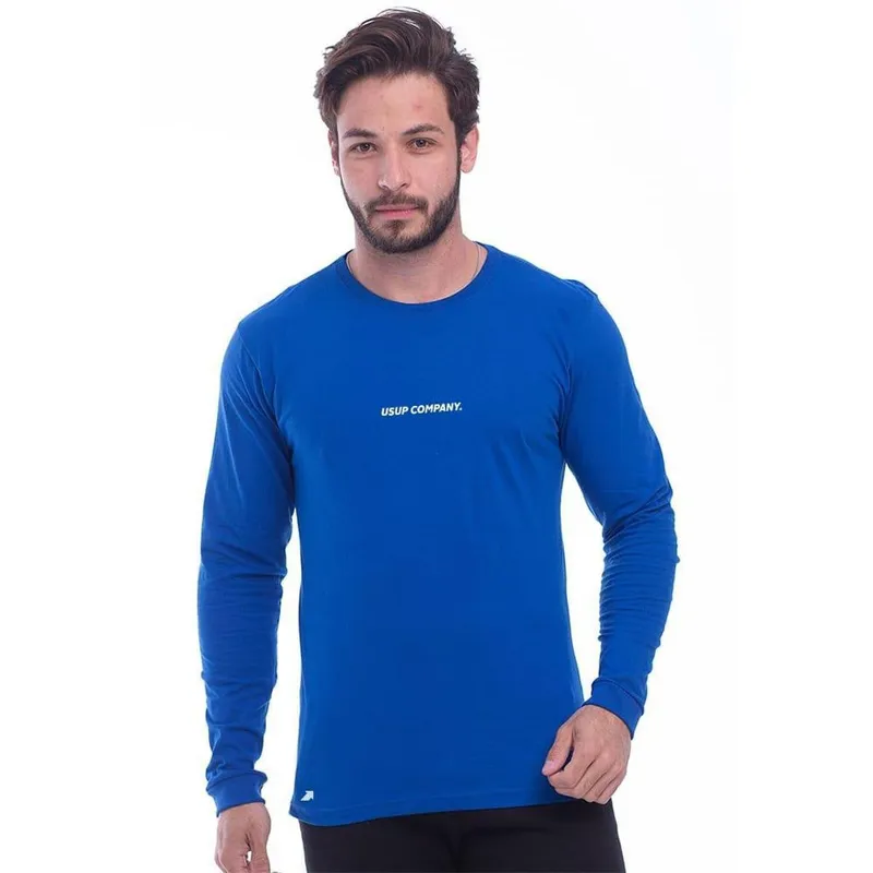 Camisa Manga Longa Blusa de Frio Inverno USUP Macia Casual