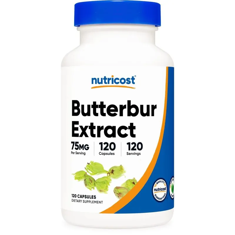 Suplemento Nutricost Butterbur Extract 75Mg 120 Cápsulas