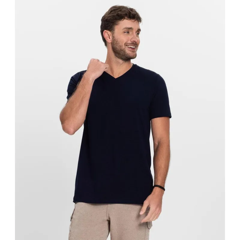 Camiseta Masculina Diametro Azul