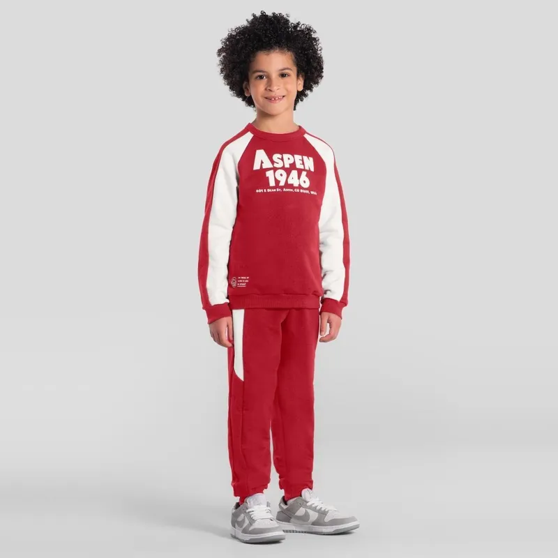 Conjunto infantil menino moletom peluciado de skate Brandili