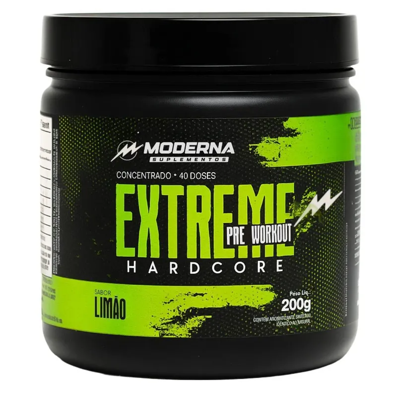 Pré Treino Moderna Suplementos Concentrado 40 Doses