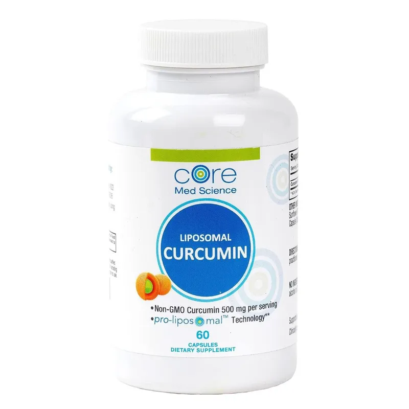 Suplemento Curcumina lipossomal Core Med Science 500 mg (60 ct)