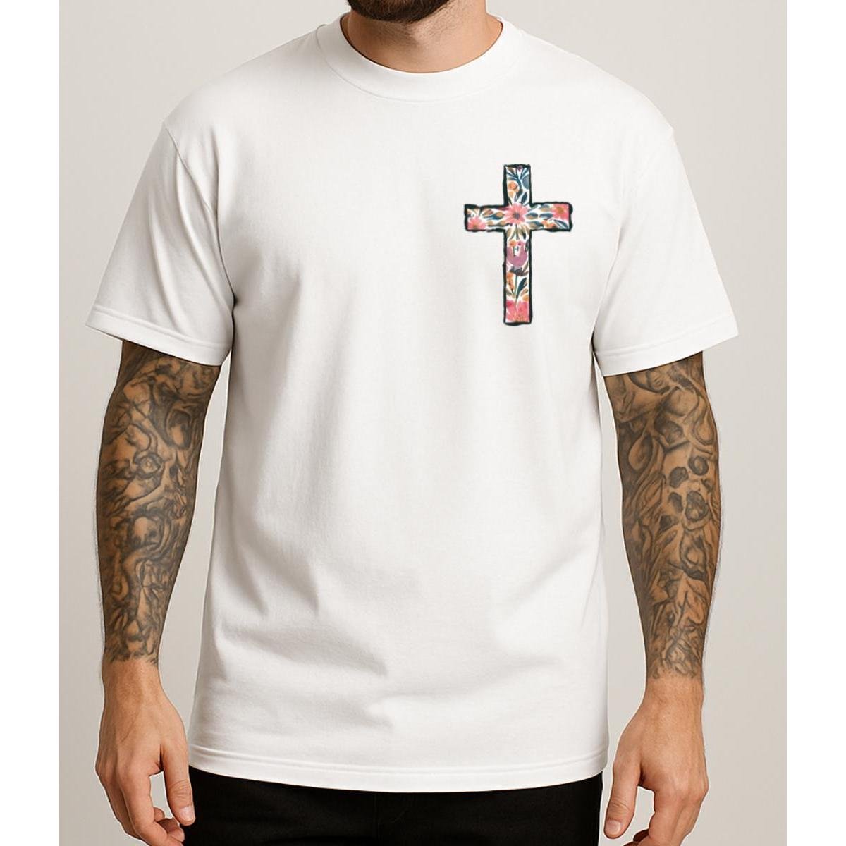 Camisa Masculina Casual Moderna Algodão 30.1 Penteado Estampada Dia a Dia Streetwear Urban Style