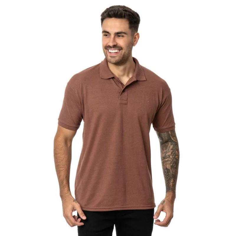 Camisa Polo Masculina Piquet