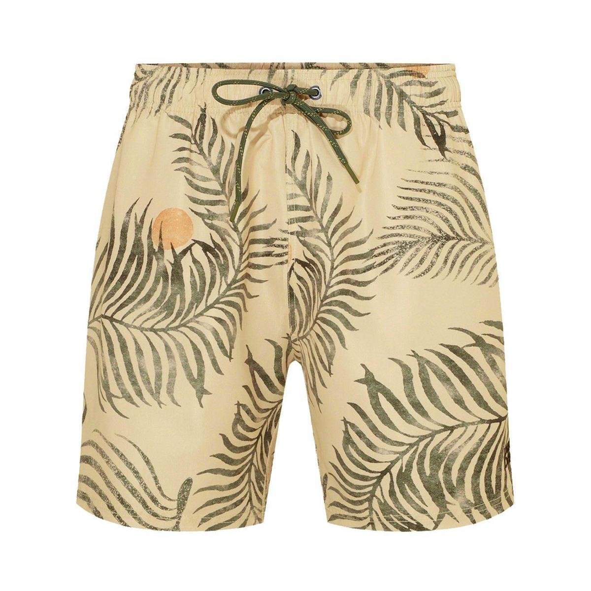 Short John John D'Água Masculino Palm Valley Cáqui Médio