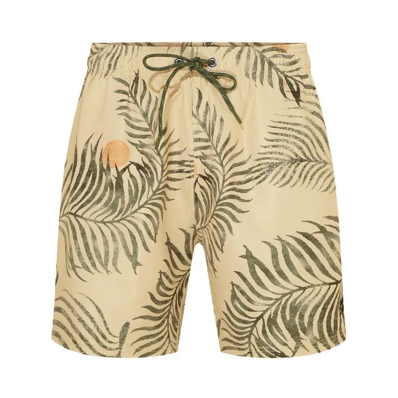 Short John John D'Água Masculino Palm Valley Cáqui Médio