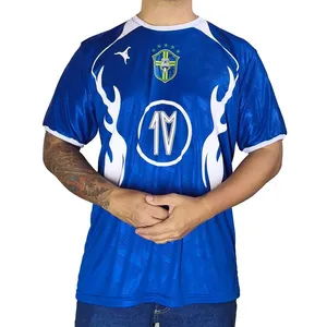 Camiseta Chronic Time Brasil Azul Royal Copa 083B