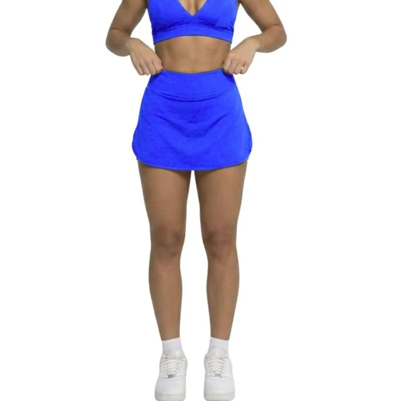 Short Saia Curto Tapa Bumbum Bella Fiore Roupa Academia Treino Moda Fitness Feminina Musculação