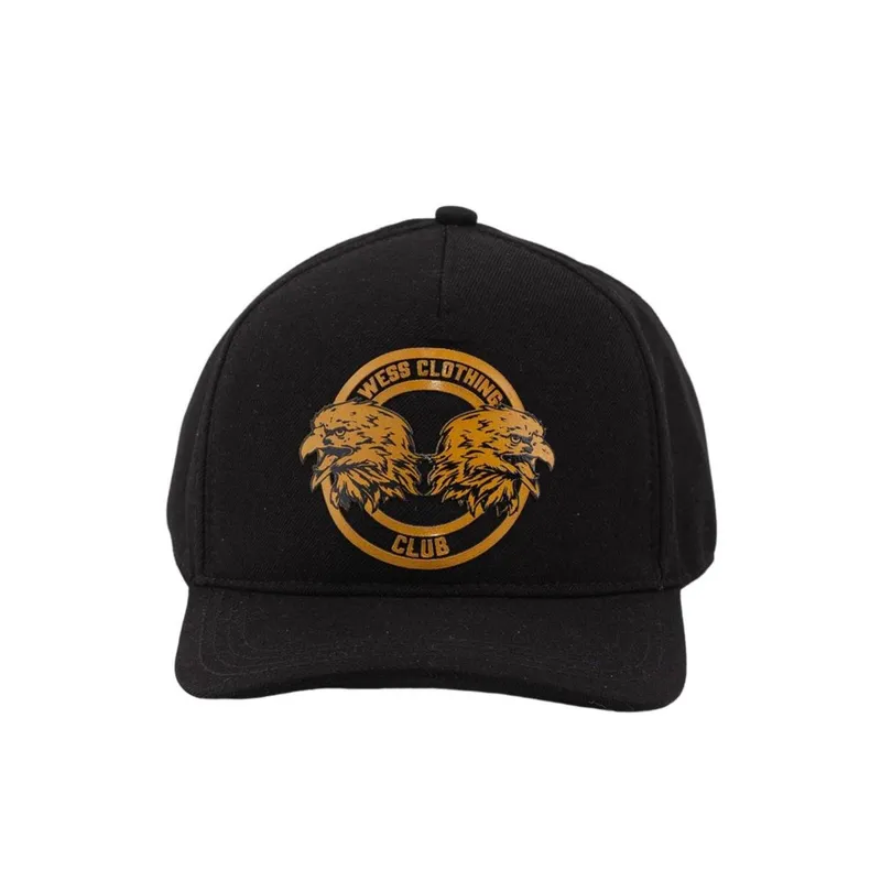 Boné Club Preto Wess Clothing