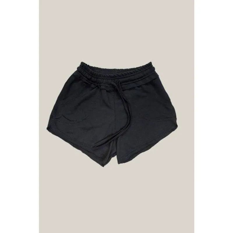 Shorts Moletom Feminino WSS Brasil Basic Cor:Preto;Tamanho:PP