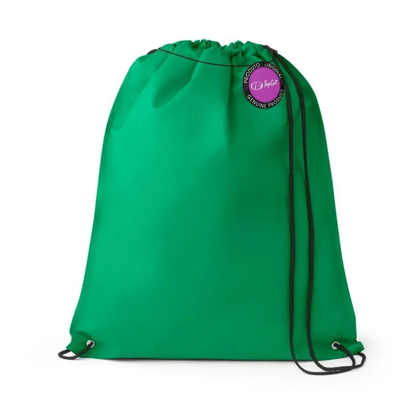 Mochila tipo Saco Gym Sack em TNT Premium 33x40cm Marino TopGet