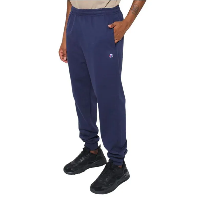 Calça Moletom Champion Com Elastico Masculino Caqui