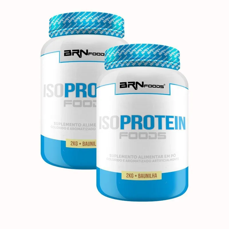 Kit 2x Whey Iso Protein Foods 2kg - BRNFOODS
