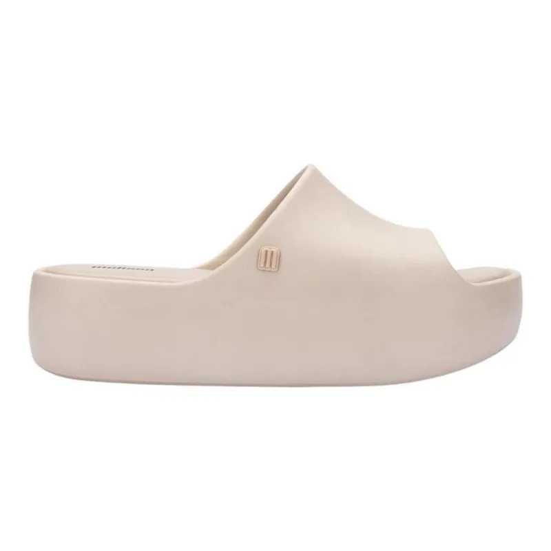 Chinelo Melissa Free Platform Slide Feminino Bege Claro EVA