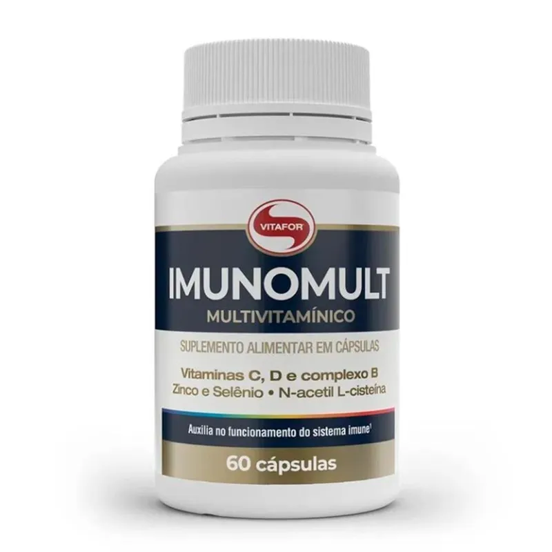 Imunomult 60 Cápsulas - Vitafor Tamanho:Unico;Genero:Unisex;Sabor:Sem sabor
