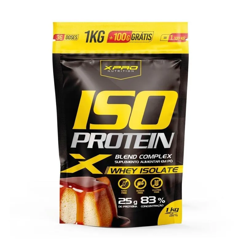 Whey Protein Isolado Iso Blend Complex Zero Açucar 1.100kg Xpro Nutrition