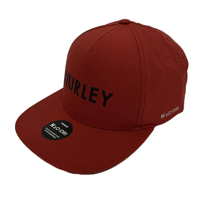 Boné Hurley Aba Reta Flat Rubber Imp Juvenil WT24