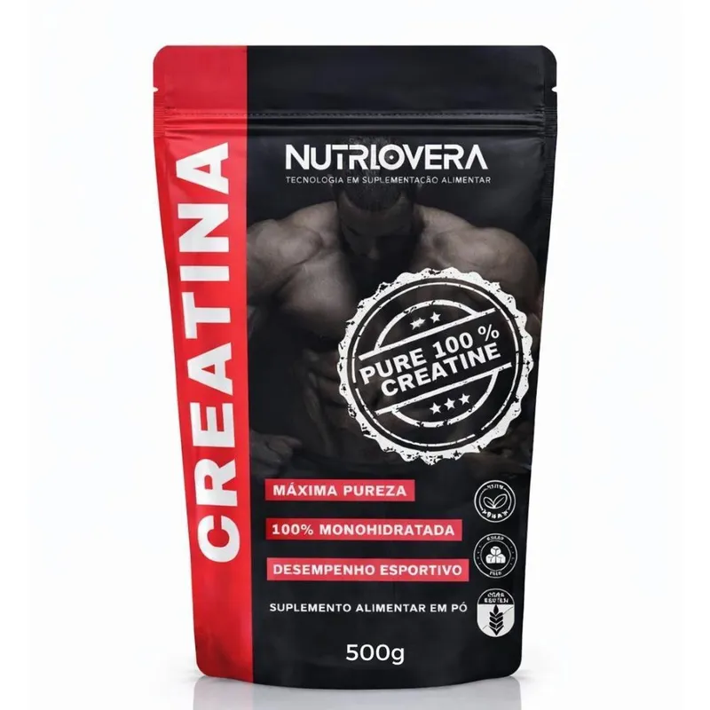 Creatina Monohidratada 500g Nutriovera