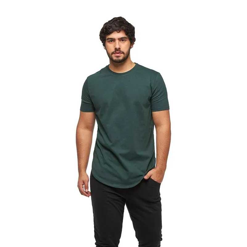 Camiseta Camisa Blusa Longline Oversized MC