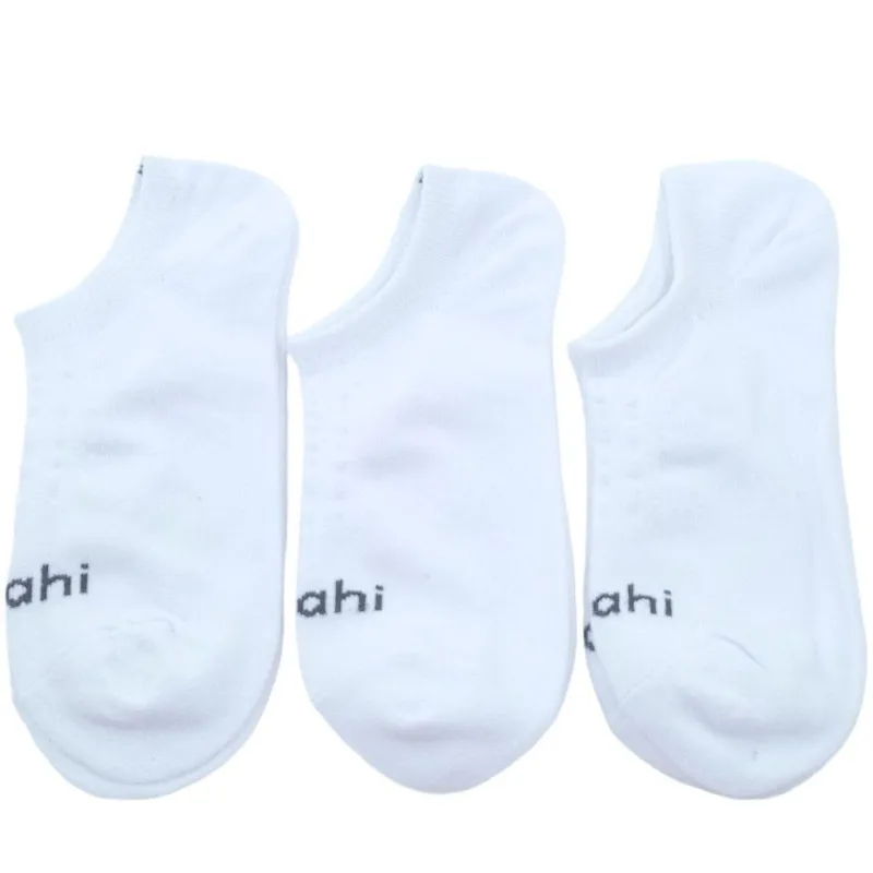 Kit Meia 3 Pares Feminino Cano Invisível em Algodão Hoahi Howi18034