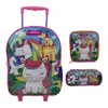 Kit Mochila de Rodinha Xeryus 16 Únicornio 12330