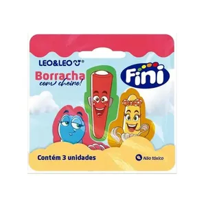 Borracha Com Aroma Fini 3 Unidades